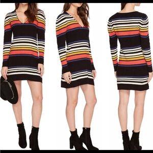 Free People Striped Gidget Sweater Dress- Size Medium
